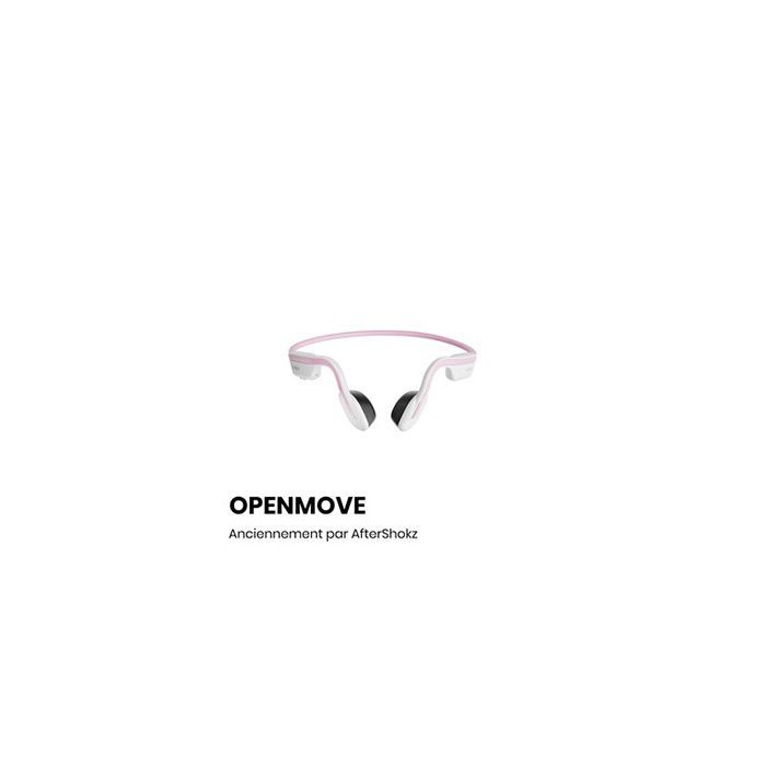 Auriculares de conducción ósea - SHOKZ - Openmove - Bluetooth - Inalámbricos - Rosa Himalaya