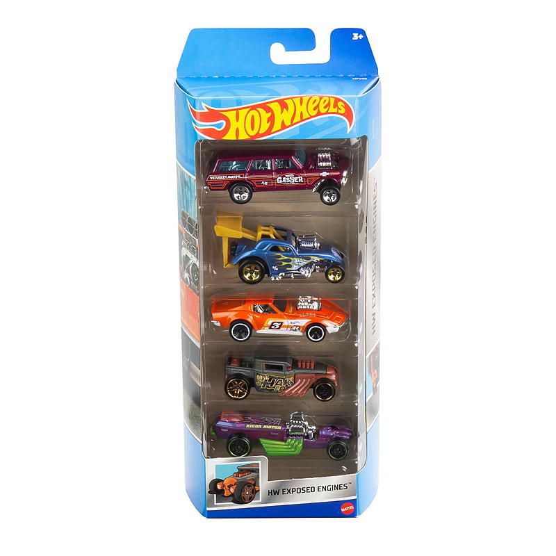 Coffret de 5 voitures Hot Wheels