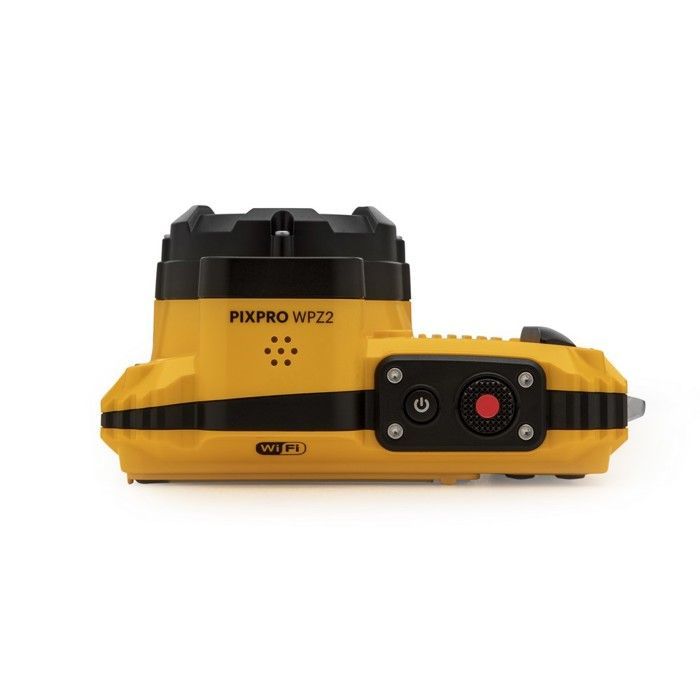 KODAK Pixpro Pack WPZ2 + 2 Batteries + 1 carte SD - Compact 16MP, étanche à 15m,  Anti-Choc, Video 720p, Ecran LCD - Jaune