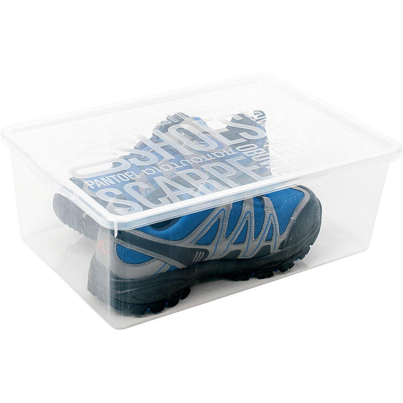 Boîte à chaussures avec couvercle L38,5 x l25,7 x H13,3 cm