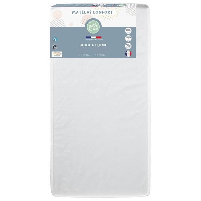 Colchón básico BABYCALIN 24 kg/m3 60x120cm