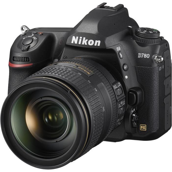 Nikon D780 zwarte spiegelreflexcamera - 24,5 MP + AF-S 24-120 f/4G ED VR-lens