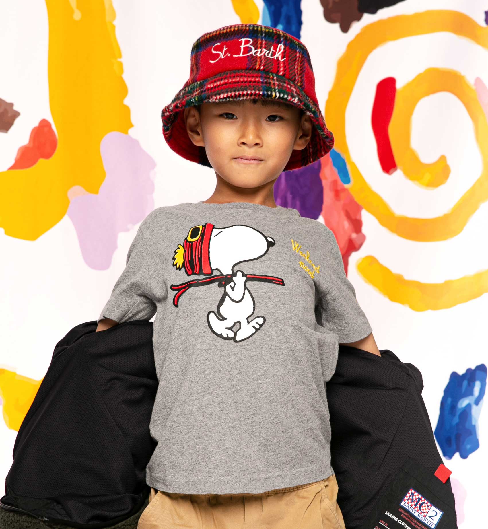 Kinder-T-shirt met Snoopy-print en -borduurwerk | SNOOPY - SPECIALE EDITIE