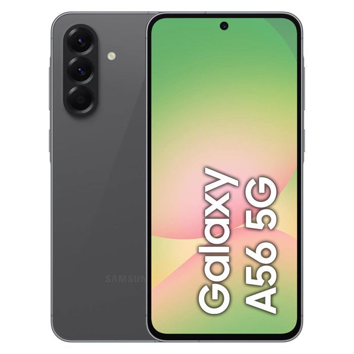 SAMSUNG Galaxy A56 5G Dual SIM Noir 8+128 Go Smartphone - Version Moyen-Orient (Compatible avec la France, la Suède, etc.）