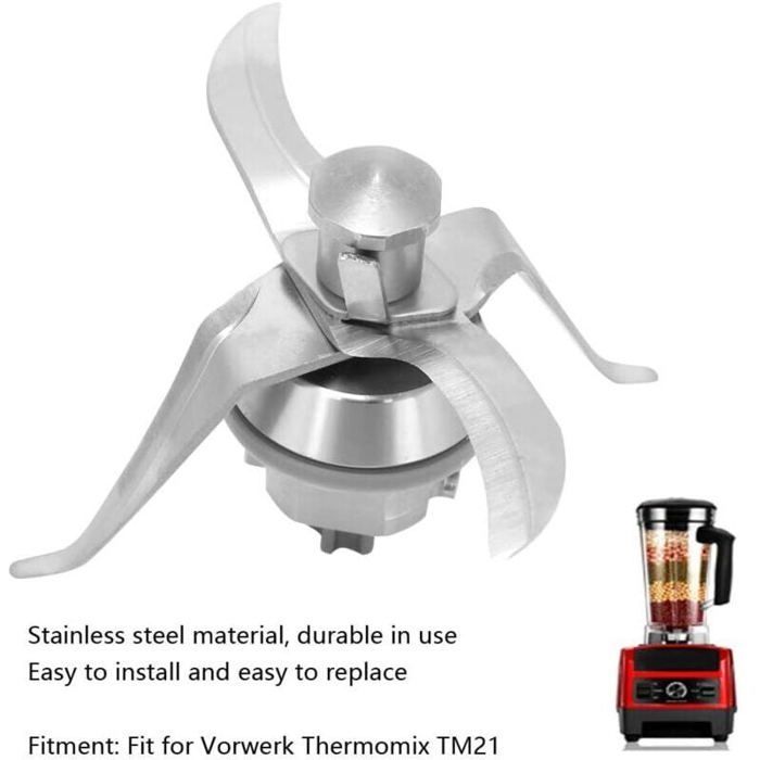 Lame di ricambio per robot da cucina Vorwerk Thermomix TM21 in acciaio inossidabile