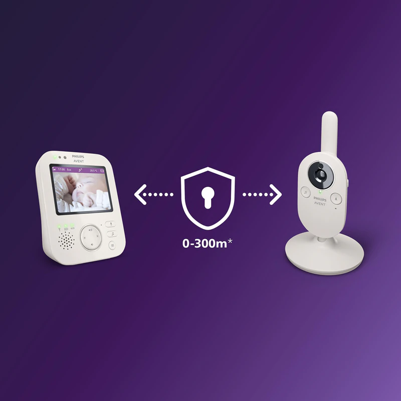 Monitor de vídeo digital para bebês Philips Avent SCD891/26