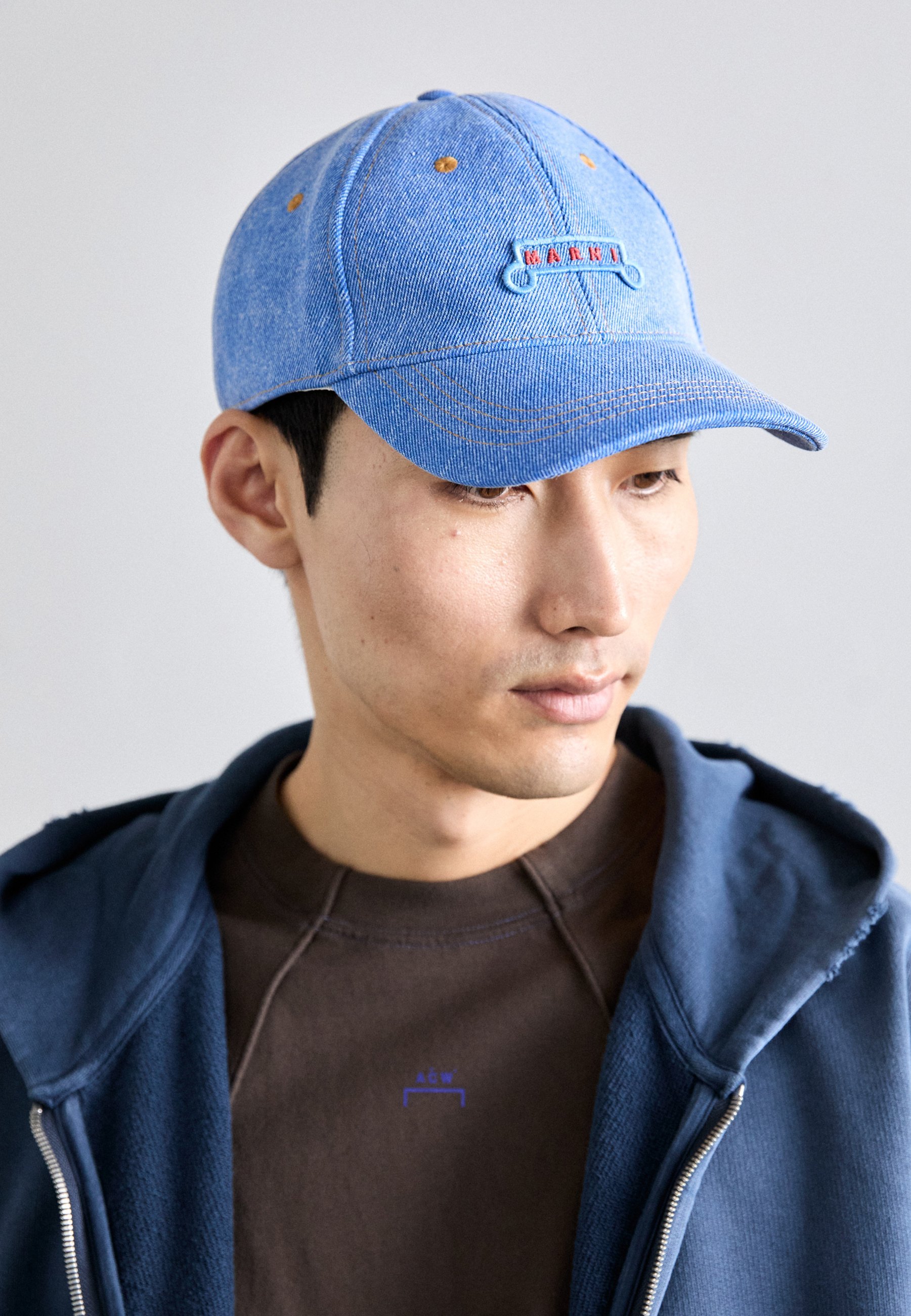 Chapeaux Marni unisexes - Casquette - denim bleu clair