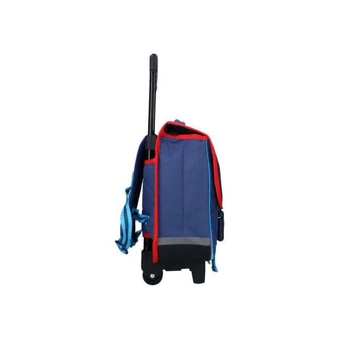 Cartable à roulettes Spiderman Rouge/bleu