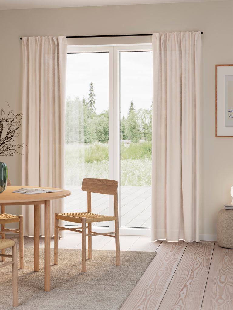 IDSE IDSE užuolaida 1x140x245cm smėlio spalvos