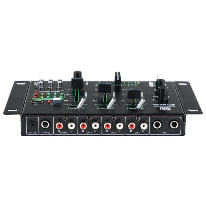 Pronomic DX-26 USB MKII DJ table de mixage