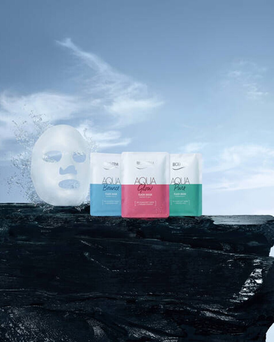 BIOTHERM AQUA SOURCE AQUA GLOW HYDRATEREND GEZICHTSMASKER MET STRALEND EFFECT