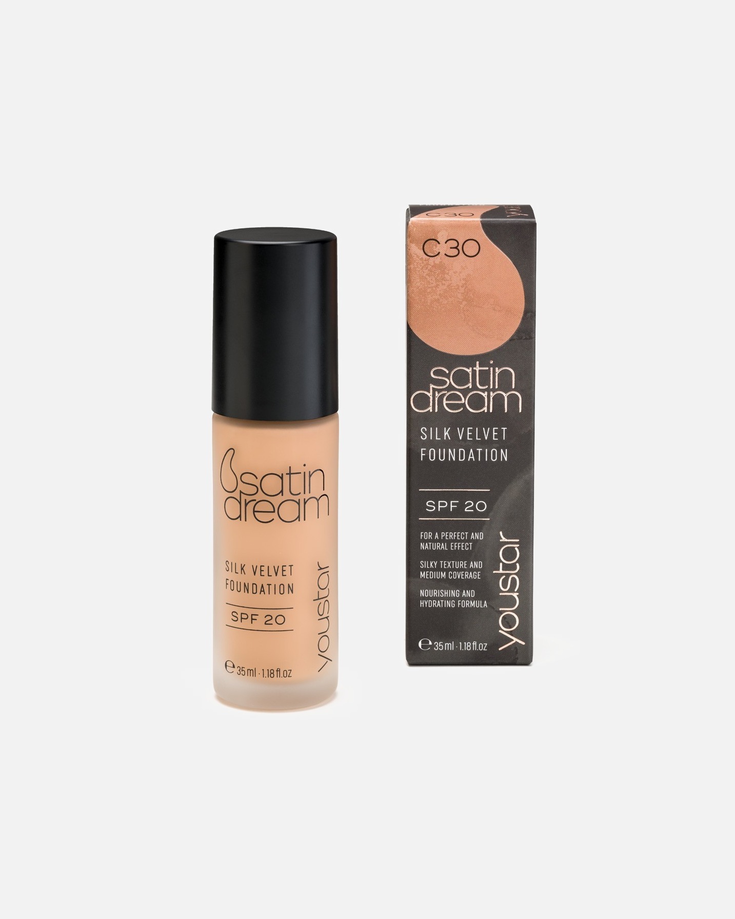 „Youstar“ makiažo pagrindas „Satin Dream“ – 35 ml