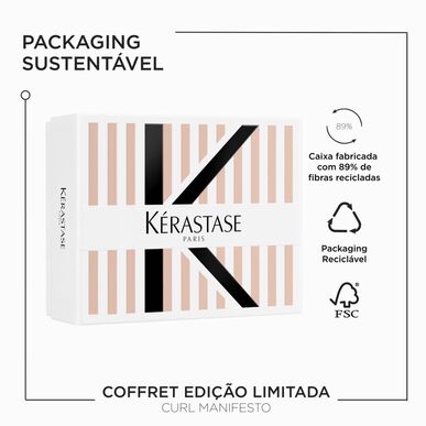 Kérastase Curl Manifesto Pack, darilni set za kopel z mehko hidratacijo, za utrjene lase, 1 kos