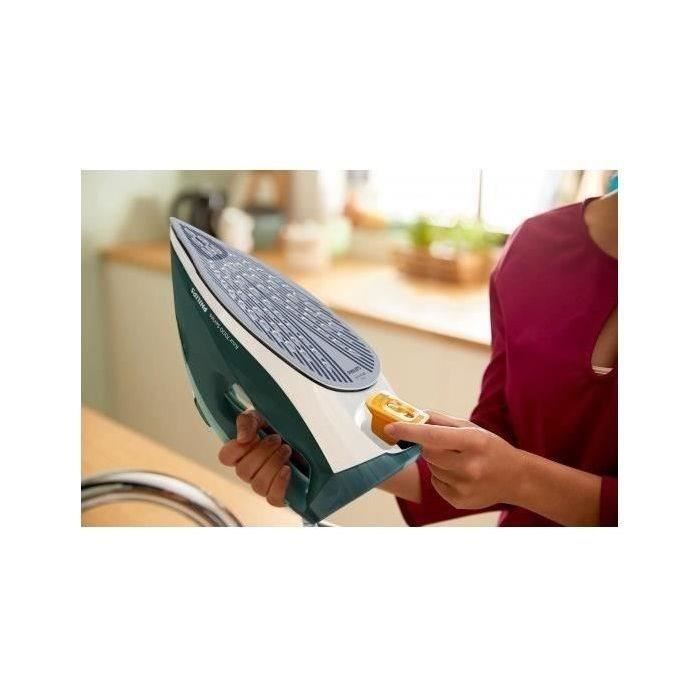 PHILIPS - Ferro de passar - 2800W - 50g/min - Jato de vapor de 250g/min - Série 7000 Azur - verde opala/menta - DST7031.70