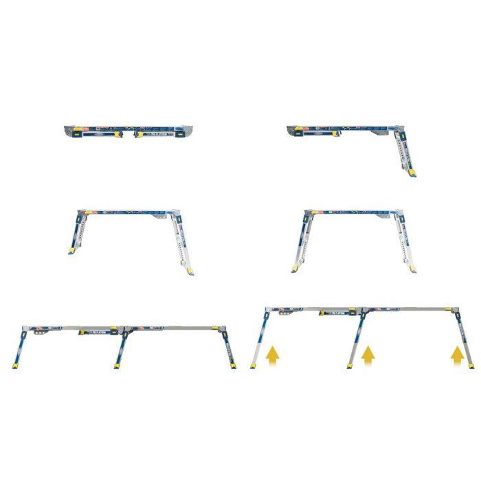 Plate-forme de travail  échelle Werner Adjustable Linking Pro