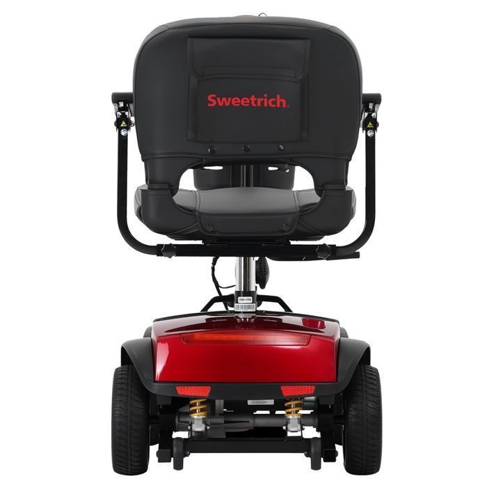 Scooter électrique SWEETRICH S1-Sport, Rouge, Freins Intelligents, Roues Anti-Basculement, Absorption des Chocs, Manipulation