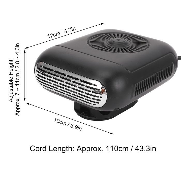 Ventilateur de Chauffage de Voiture 12V  - GATBOSN-Chauffage - Chauffage électrique pour Voiture