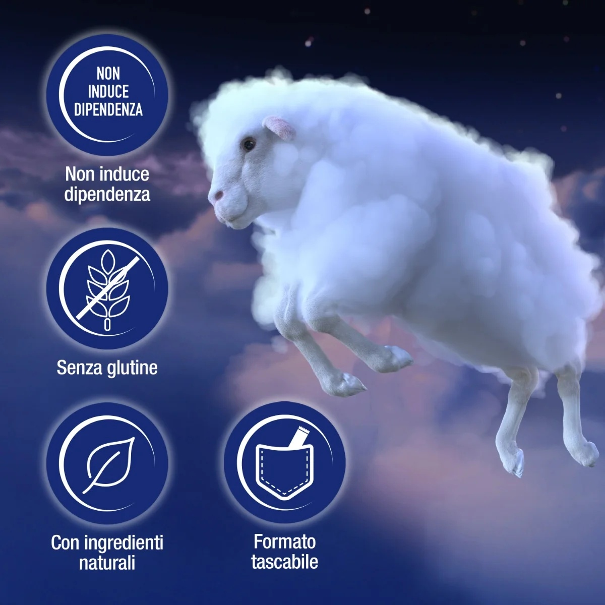 NOVENIGHT Novanight 20 sachês Triplo efeito Suplemento alimentar para dormir
