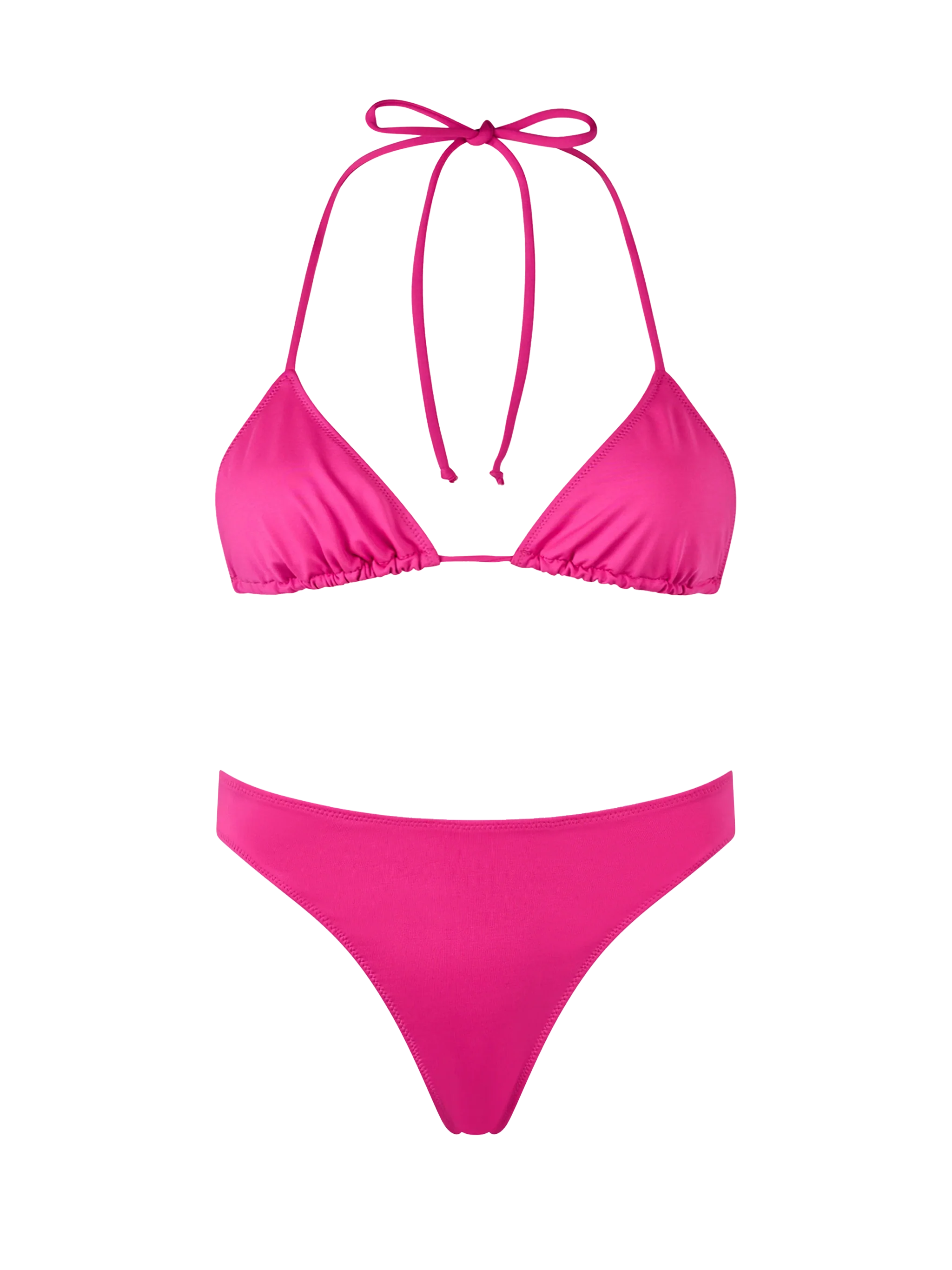 Bikini triangular fucsia para mujer de Leah Lido
