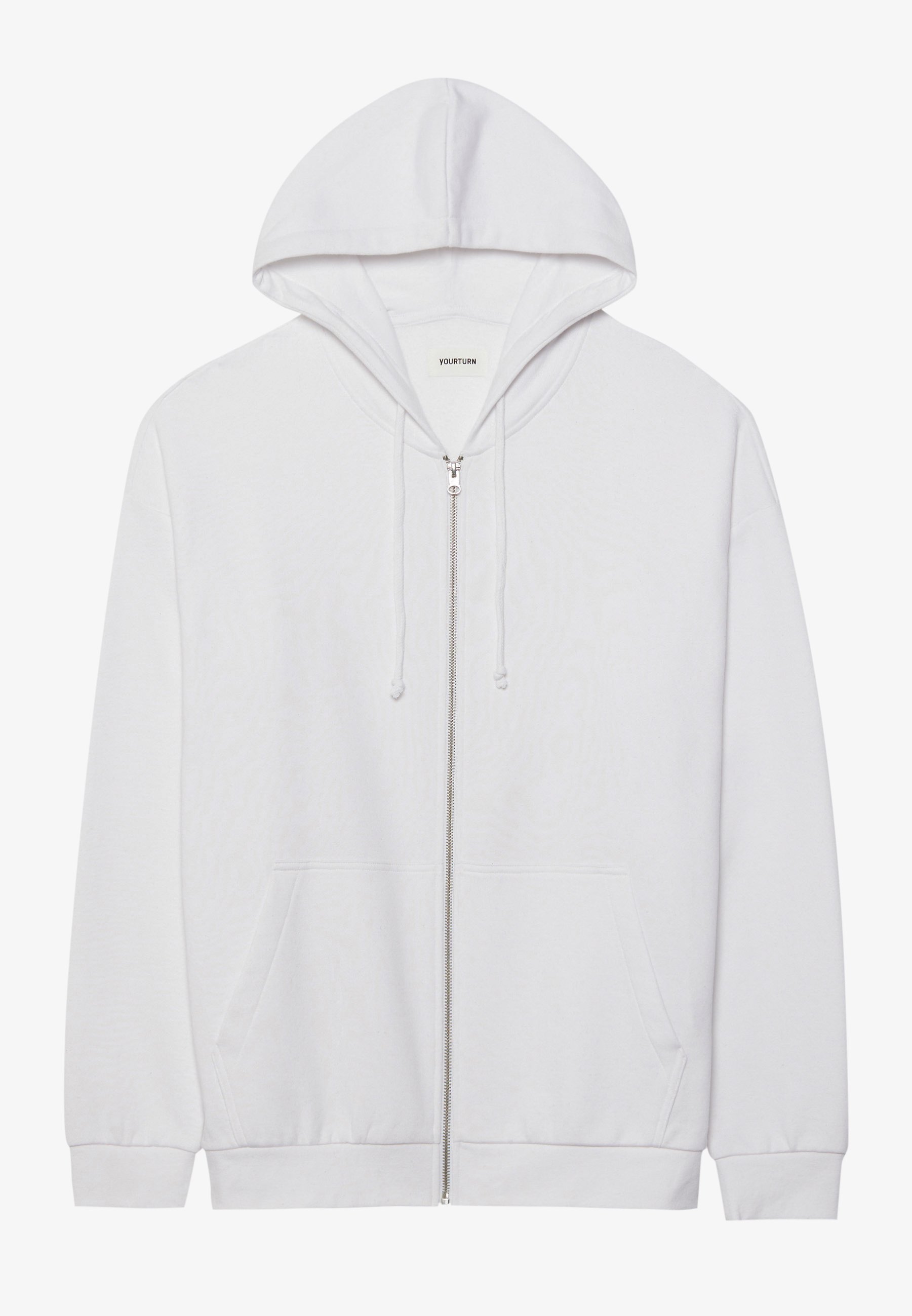 YOURTURN UNISEX 2-PACK - Sweatshirt met rits - wit/zwart
