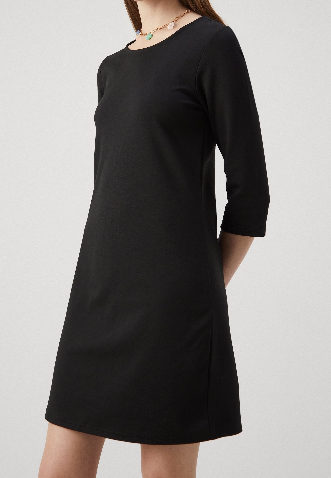 ALLEEN Jersey jurk - zwart