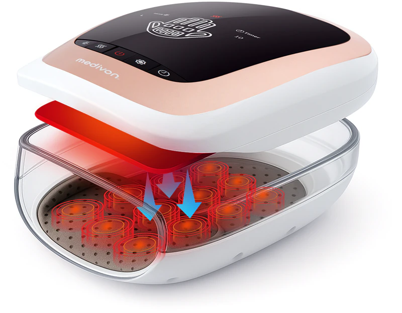 Aparelho de massagem manual Medivon Hand Lux