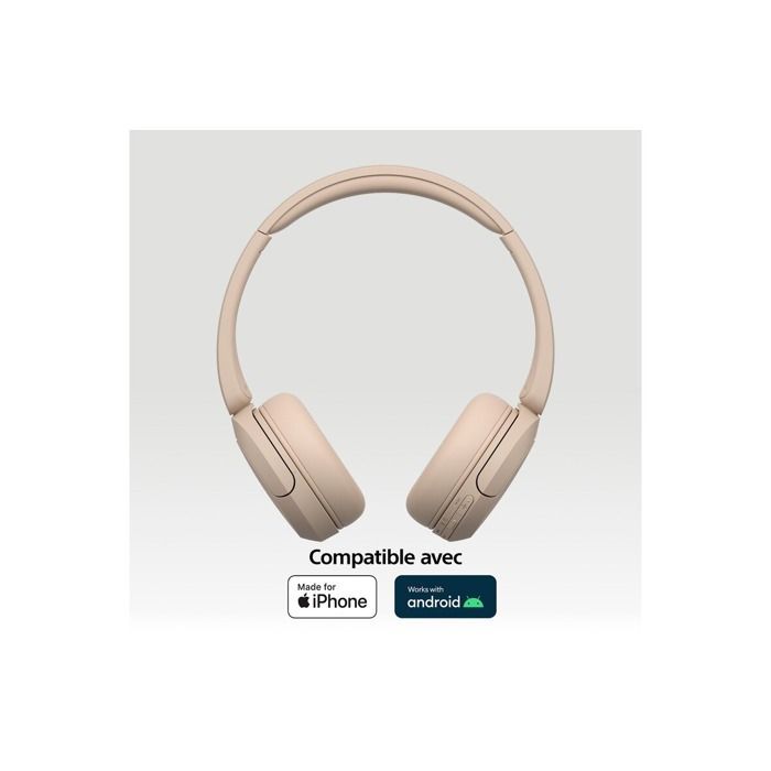 Auriculares - Sony - WH-CH520 - Bluetooth - Supraaurales - 50 horas de duración de la batería