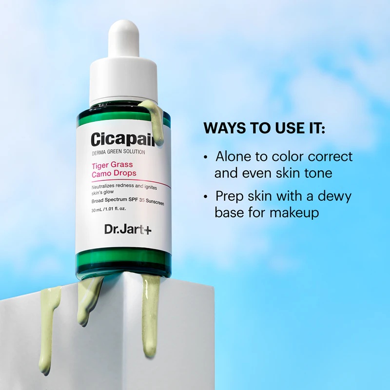 Dr. Jart+ Cicapair™ Tiger Grass Camo Drops SPF 35 tekoči tonik za obraz