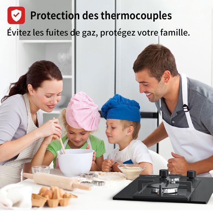 Plaque de cuisson ISEASY 2 feux vitrocéramique