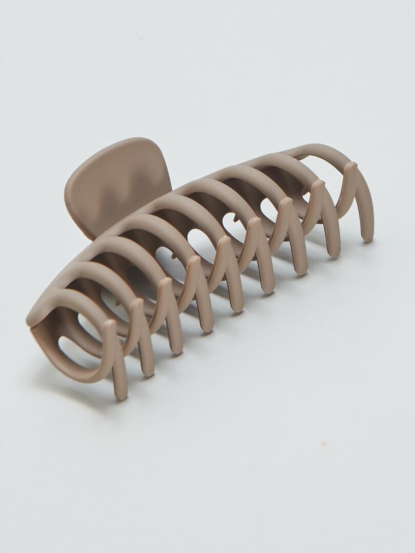 Pinza para el cabello - MARRÓN