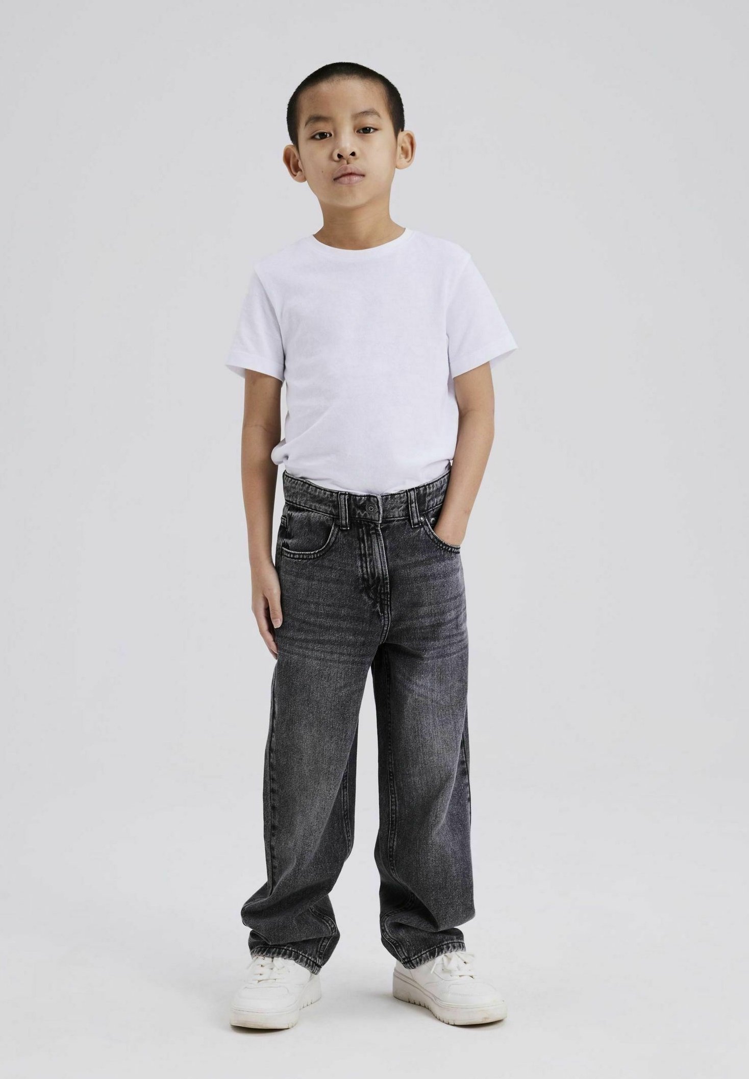 Denominalo Jeans a gamba dritta - denim grigio scuro