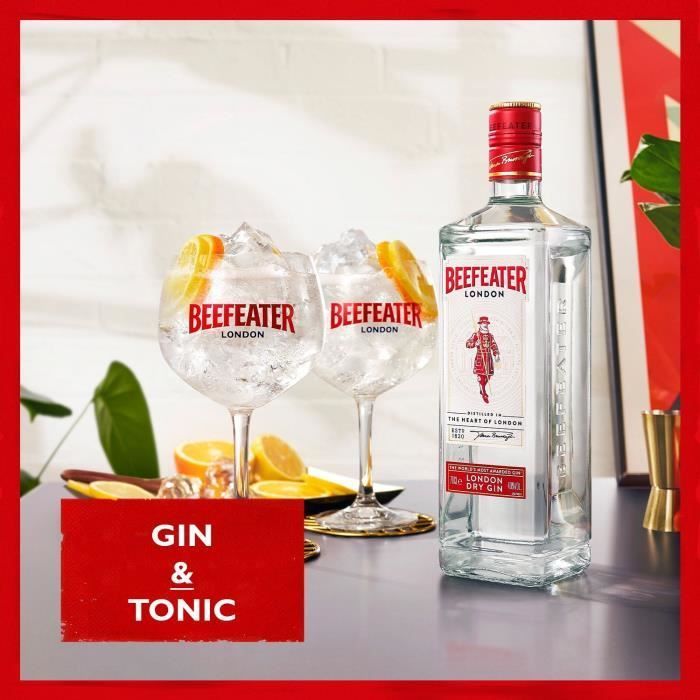 Beefeater - Ginebra London Dry - 40,0% Vol. - 70 cl
