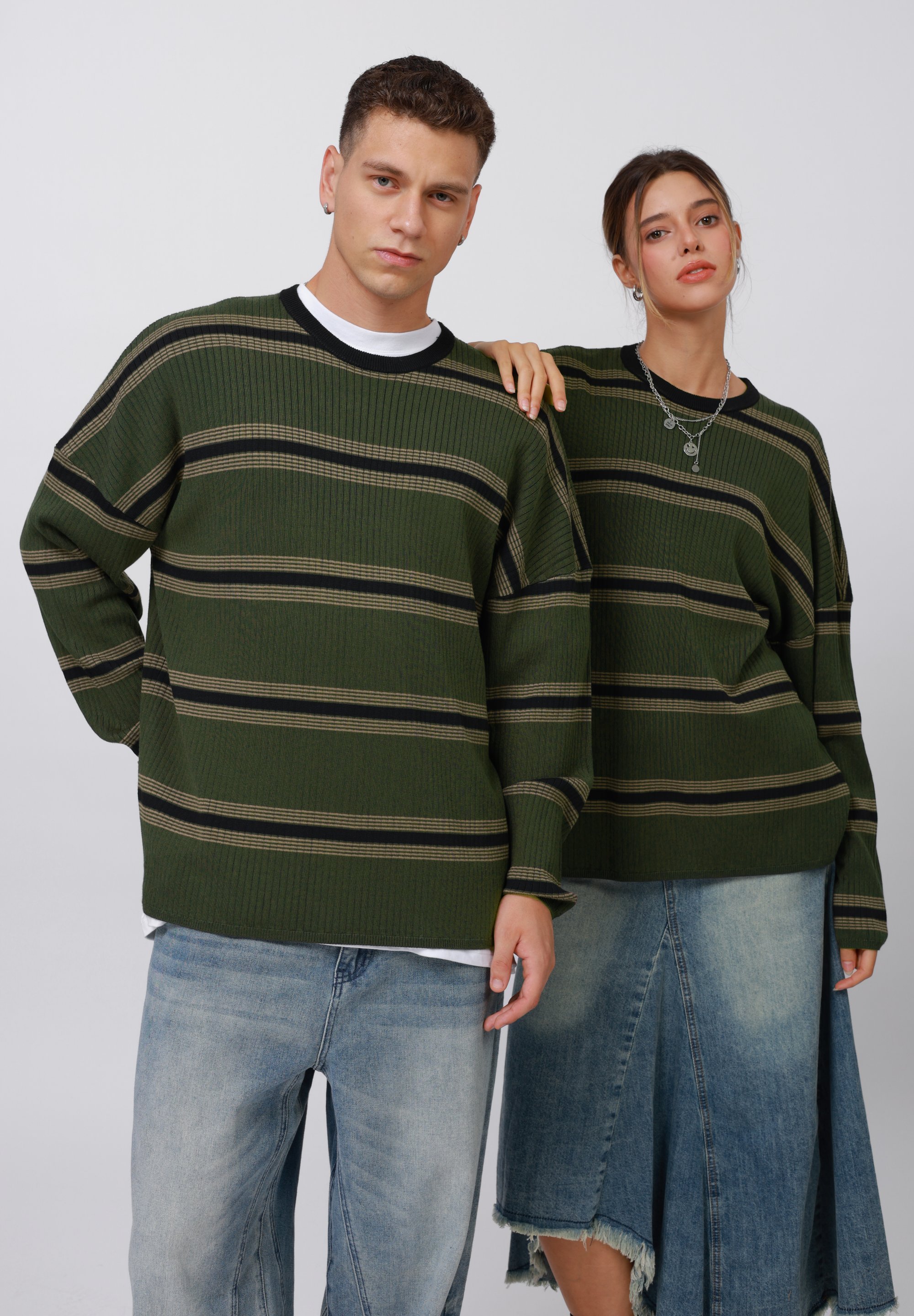 YOURTURN UNISEX - Trui - lichtbruin