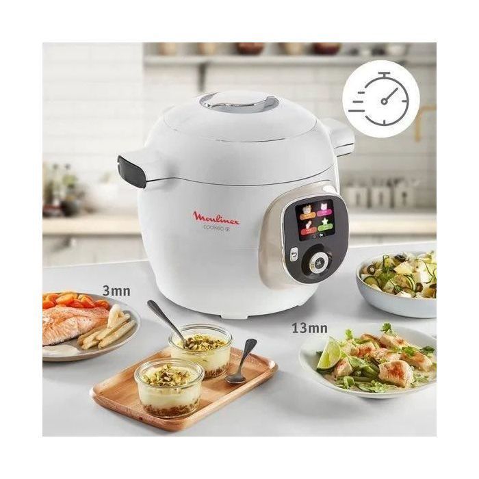 MOULINEX Cookeo - CE85BA10 - Slimme multicooker - Inhoud 6 liter - 6 kookprogramma's - 180 recepten - 1600W
