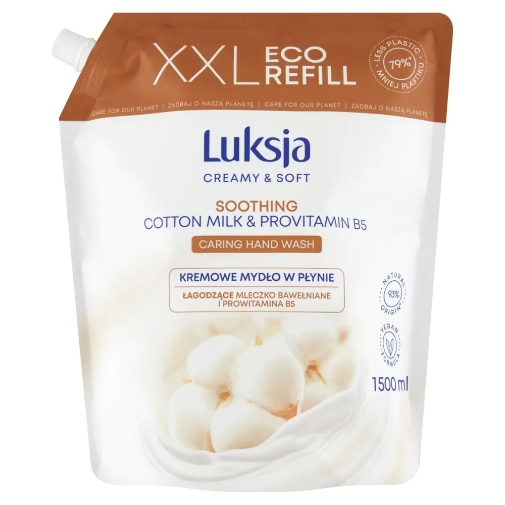 Luksja Mydło w płynie Cotton Zapas 1