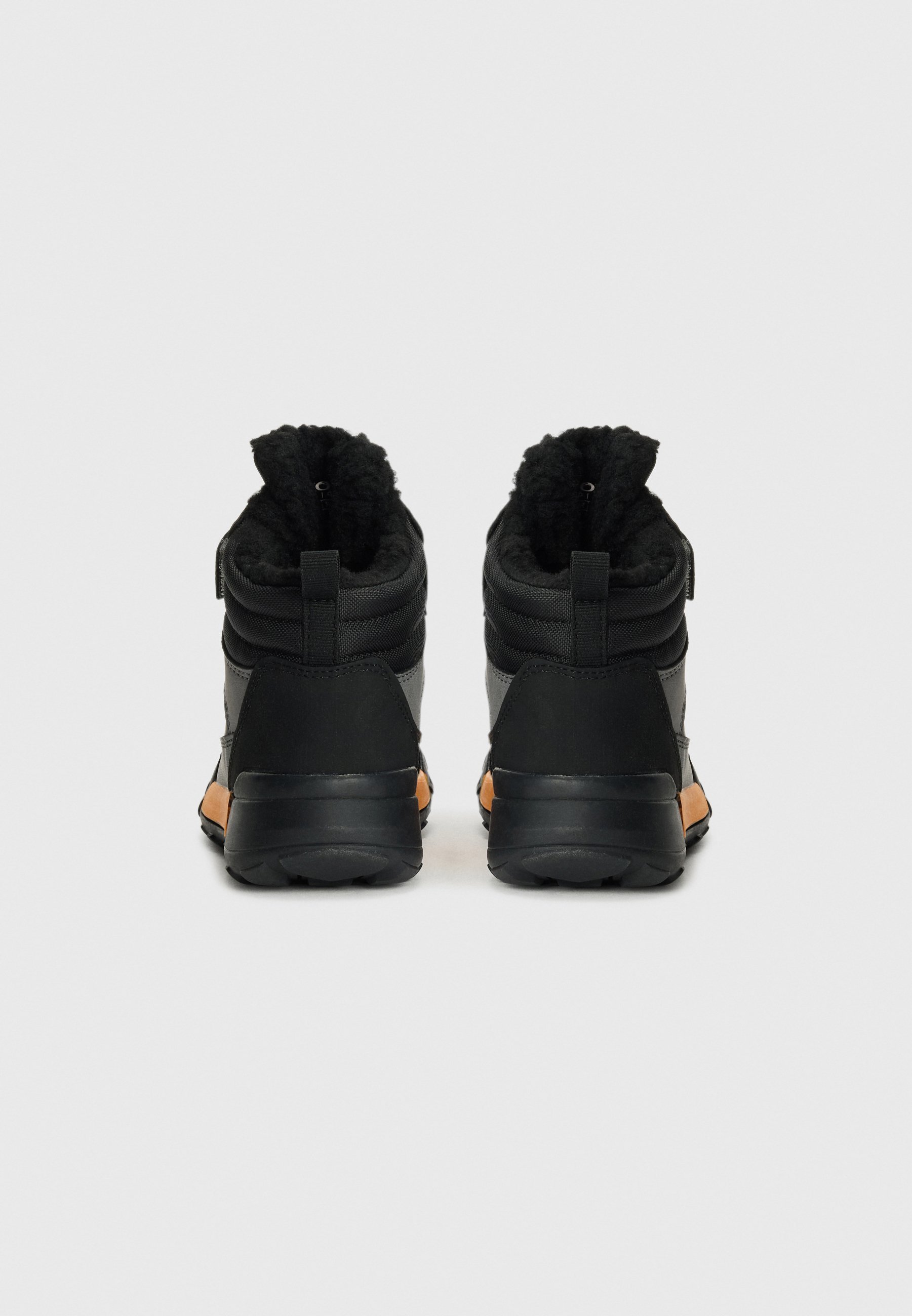 Geox TREKKYUP BOY ABX - Winterlaarzen - grijs/oranje