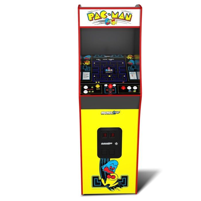 Arcade1Up - Pac-Man Deluxe Borne d'Arcade avec 14 jeux classiques