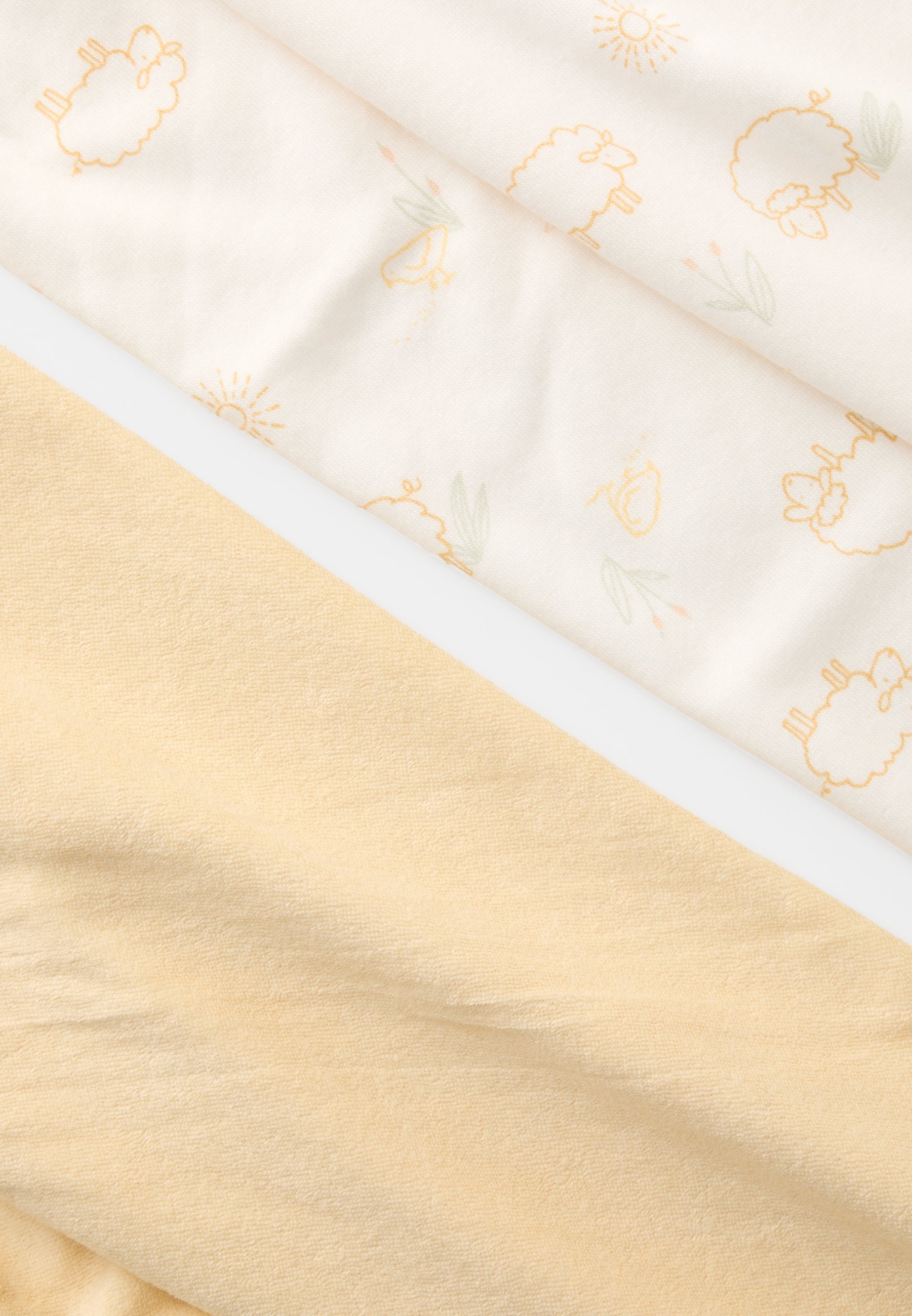 Ręczniki kąpielowe Carter's UNISEX 2 sztuki - Ręcznik kąpielowy - ecru/żółty