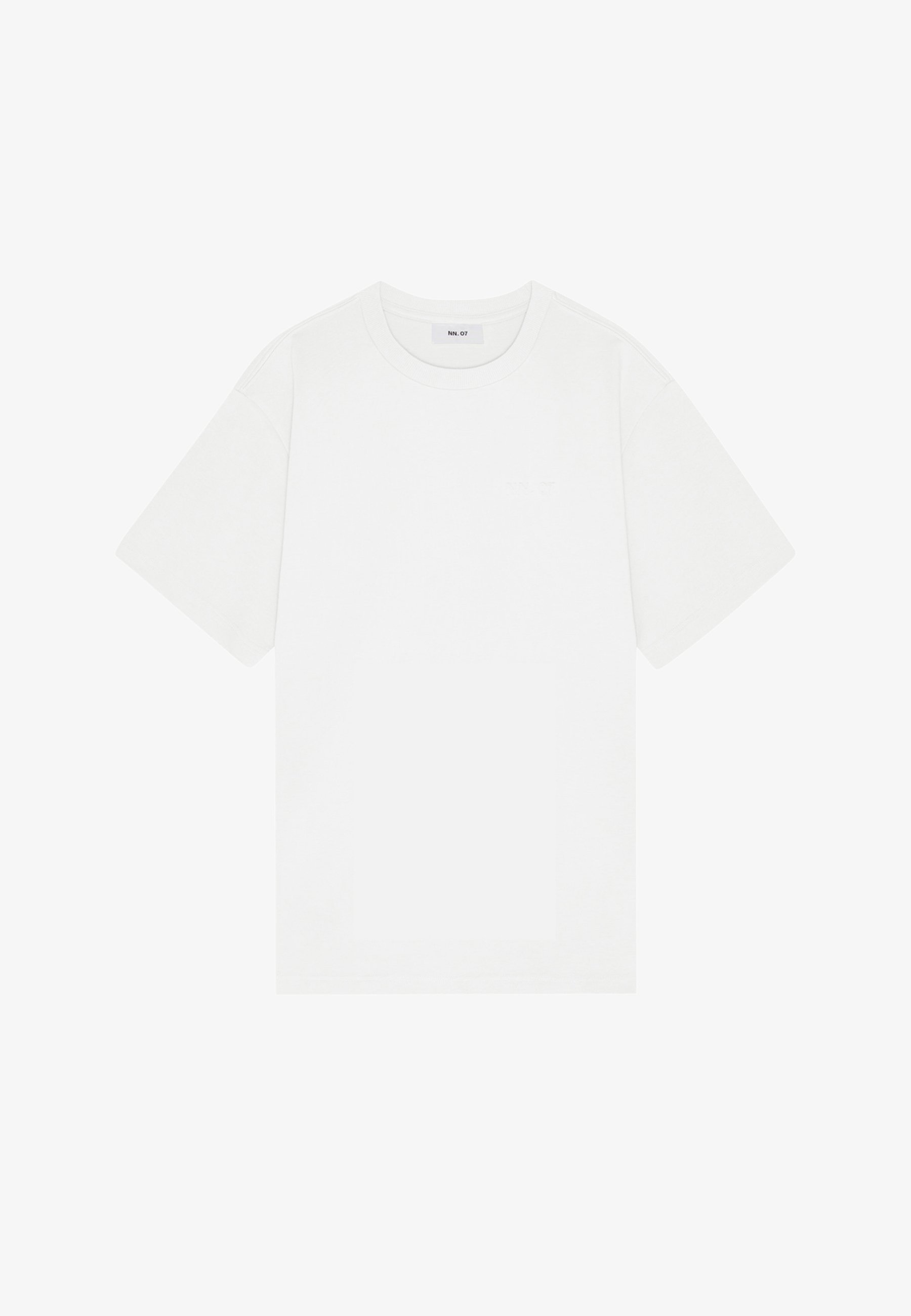 NN.07 LOGO - T-shirt basique - blanc
