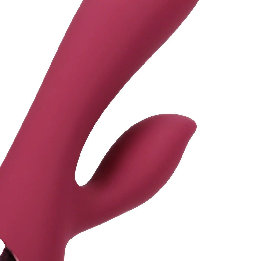 Silikonski vibrator Loveline by Shots Smooth Silicone Rabbit Vibratorji