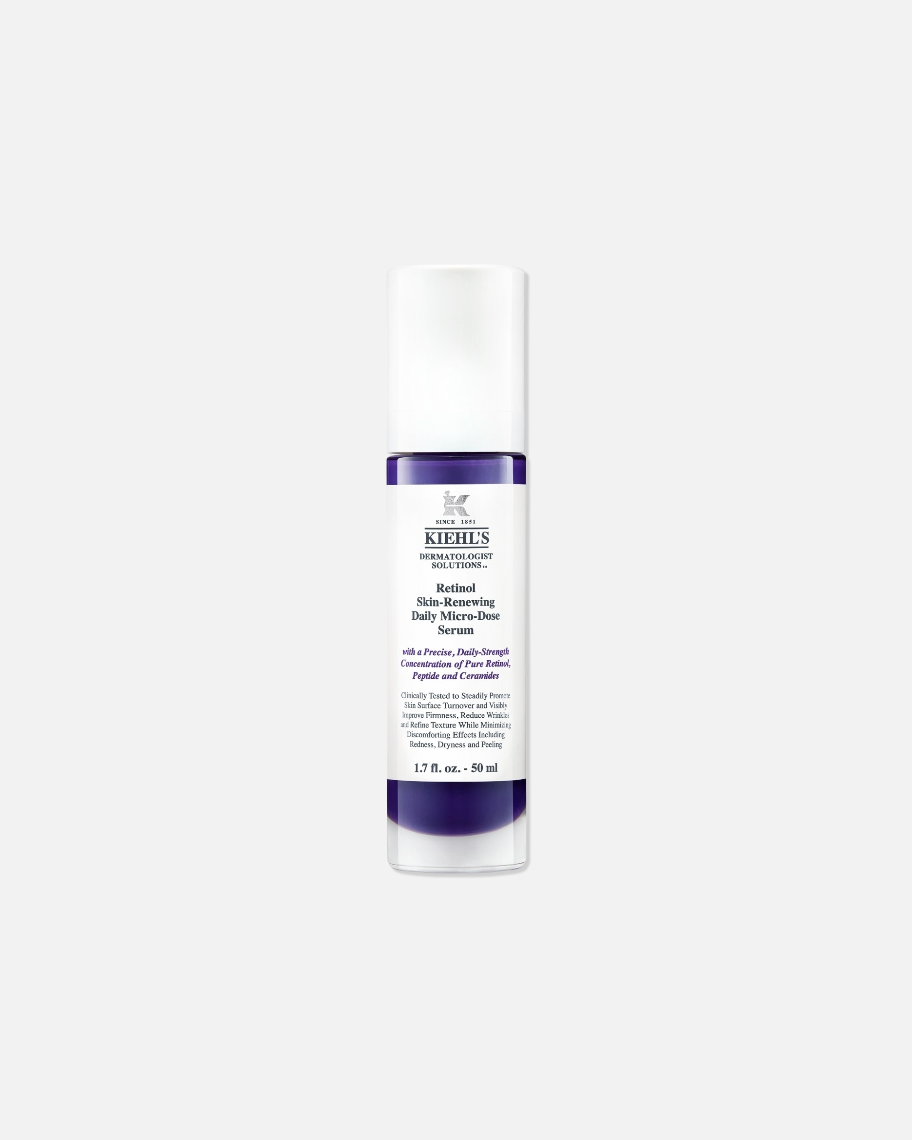 Sérum antienvelhecimento Kiehl's com retinol para renovação da pele, microdosagem para uso diário – 30 ml