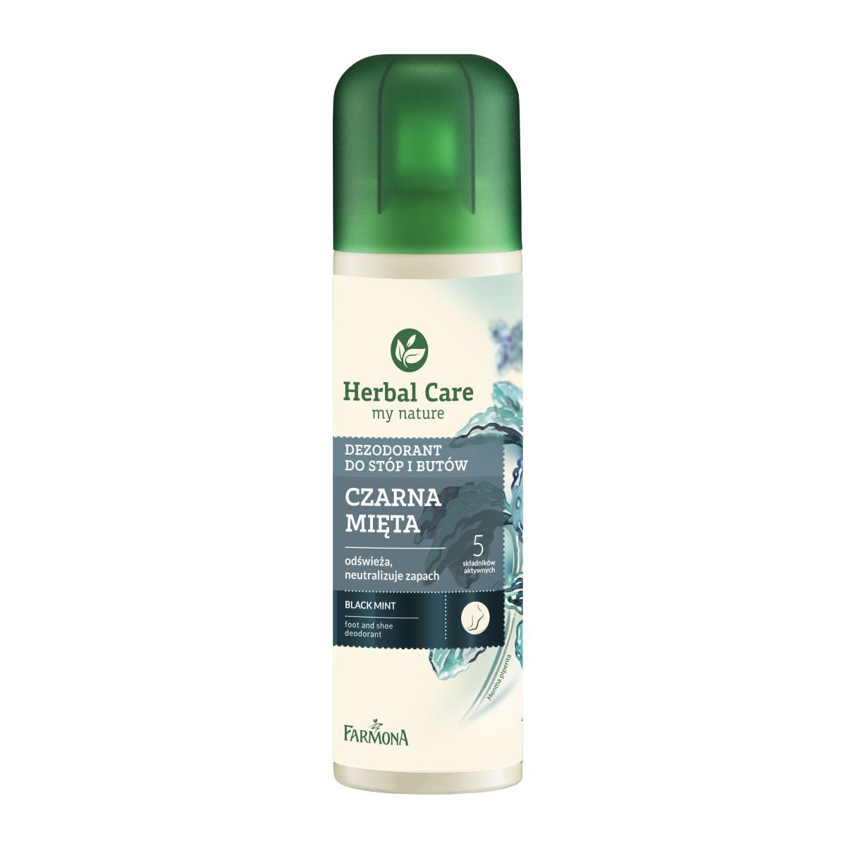 Kruidenverzorging Voet- en Schoendeodorant 150ml Zwarte Munt