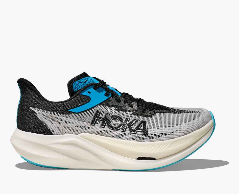 HOKA Rocket X 3 Blanco/Negro