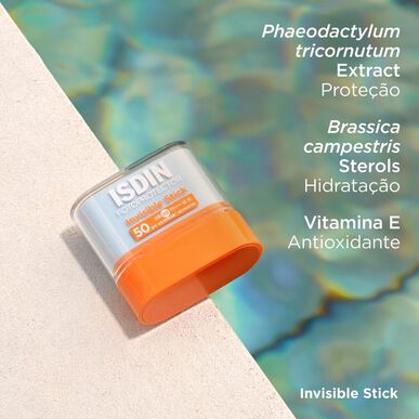 Isdin Näkymätön Aurinkosuoja Puikko Kasvoille SPF50 10g