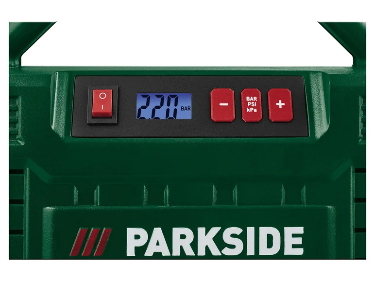 PARKSIDE® kannettava numeerinen kompressori PMK 150 A1, 12 V tai 230 V