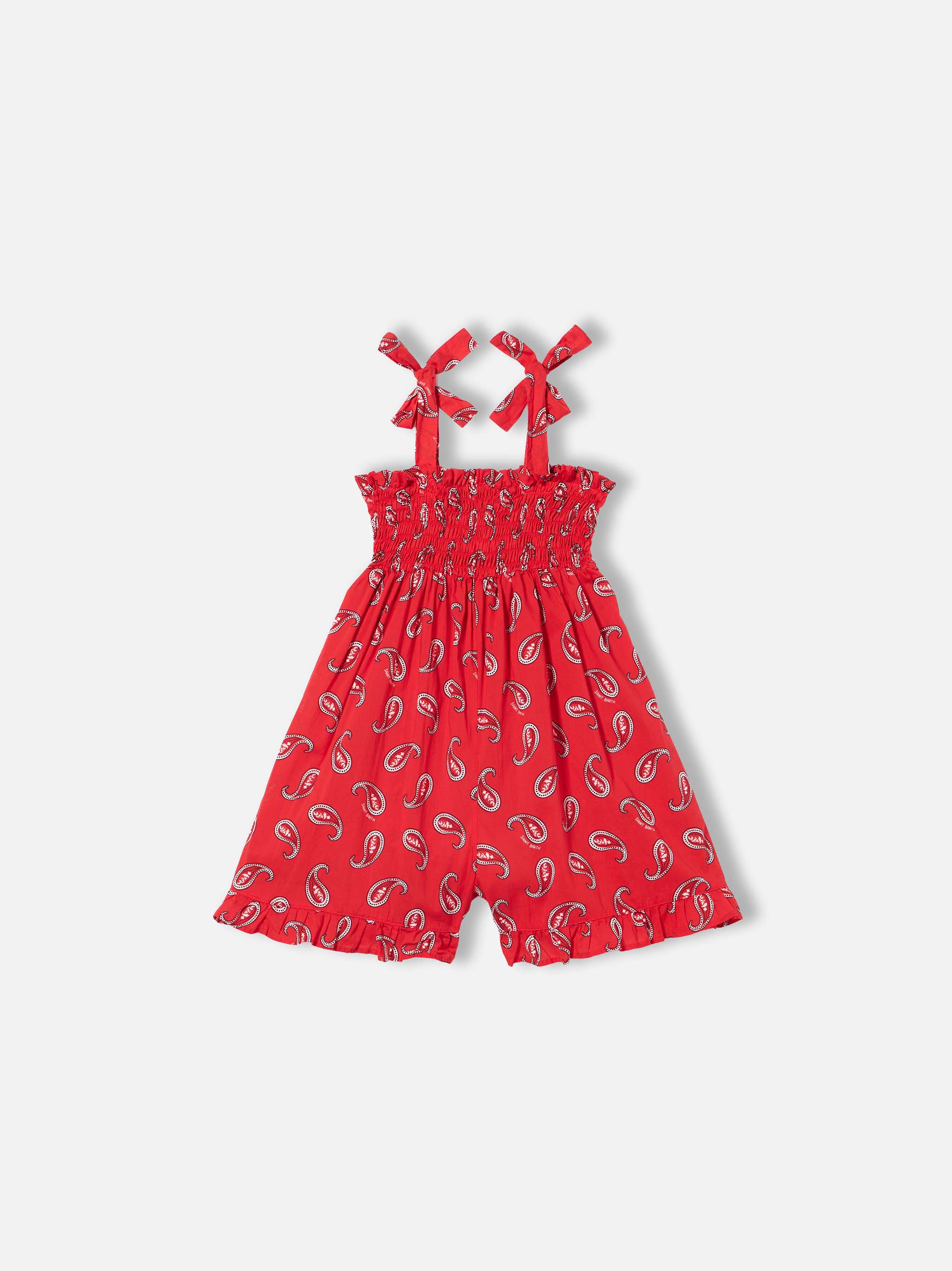 Rompertje met paisleyprint voor babymeisjes