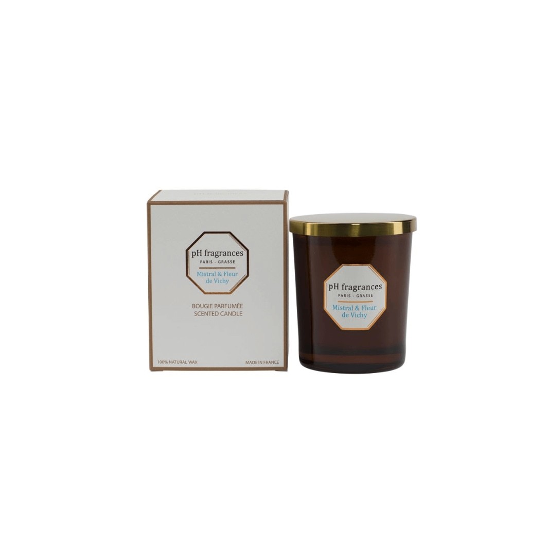 Mirisna svijeća s pH Mistral i Fleur de Vichy - 180 g