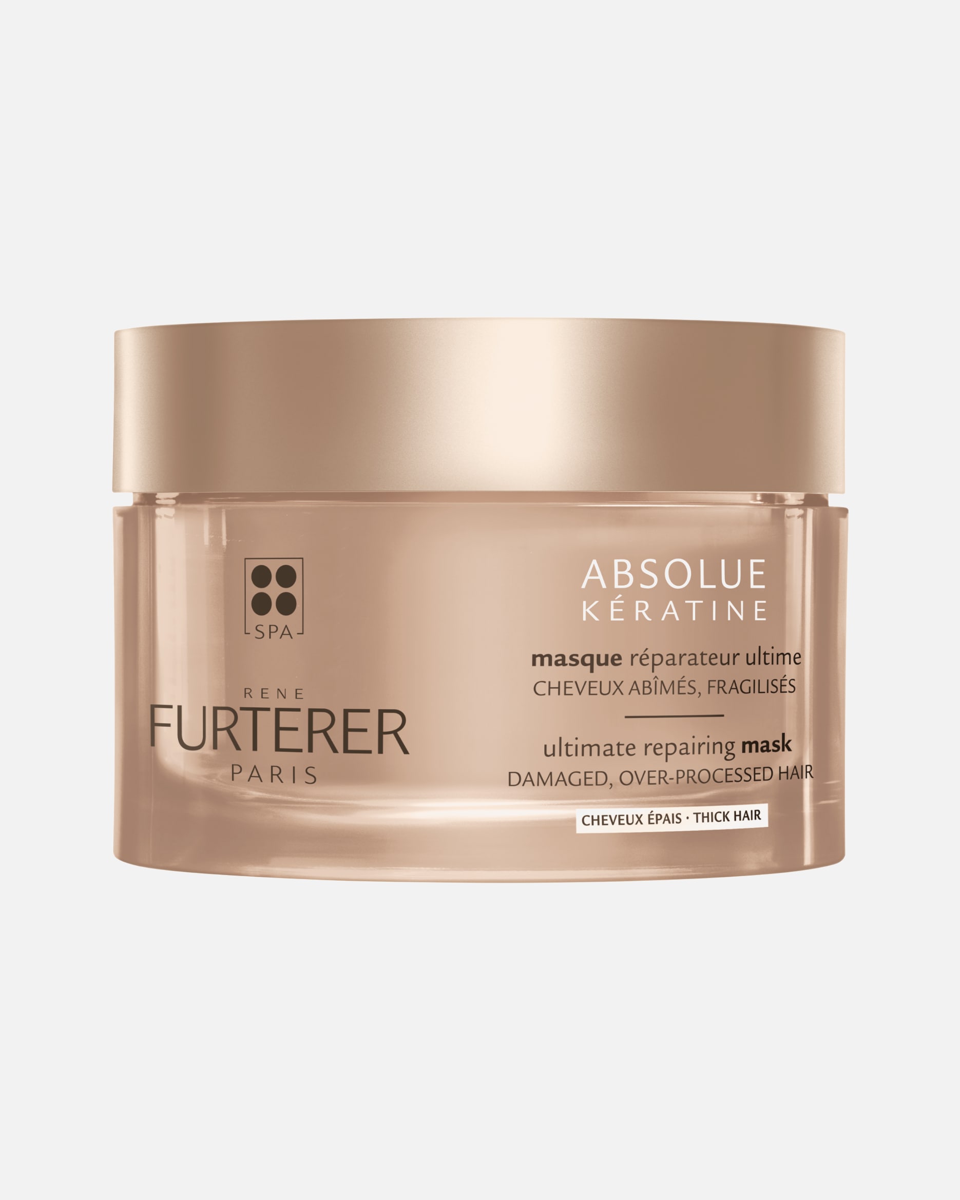René Furterer Absolue Keratin Ultimate Herstellend Haarmasker voor Dik Haar – 200 ml