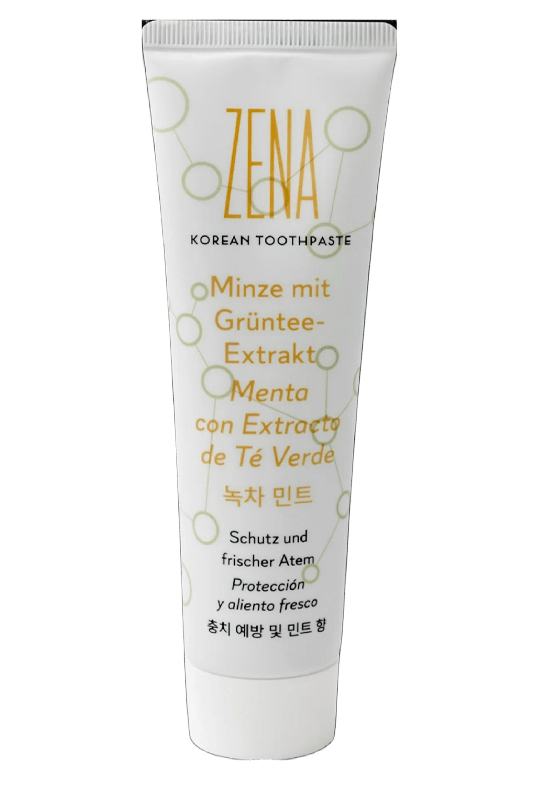 Korejska pasta za zube s mentom i zelenim čajem Paste za zube i formule za zube