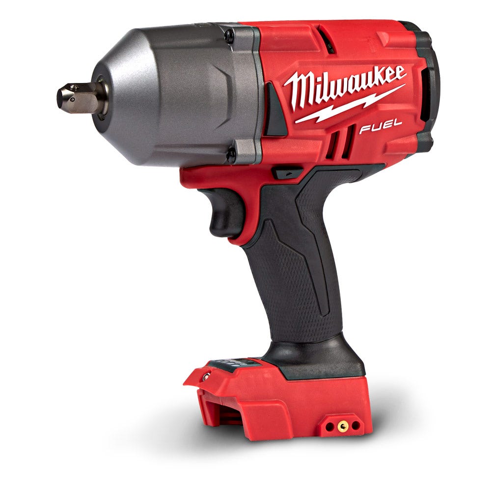 Chave de impacto de alto torque Milwaukee Fuel de 18V e 1/2 polegada com eixo de travamento M18FHIWP12-0